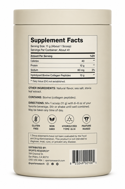 Collagen Peptides Sport Research Vanilla X 454 g