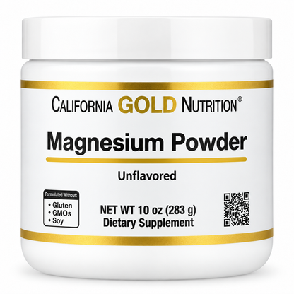 Magnesium Powder 350 mg California Gold Nutrition – 283 g