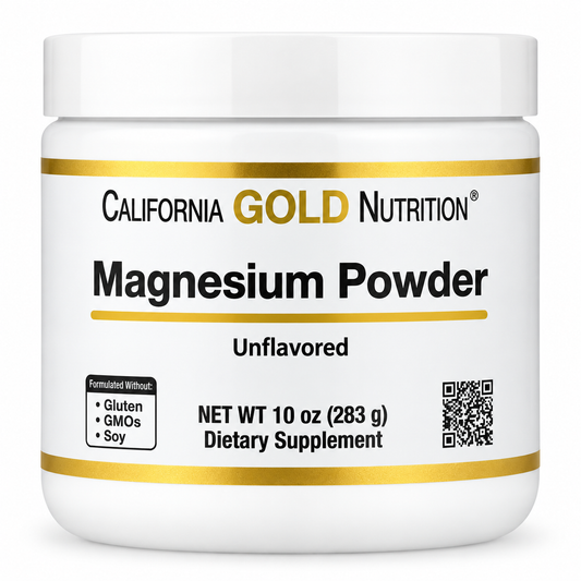Magnesium Powder 350 mg California Gold Nutrition – 283 g