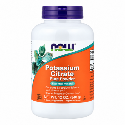 Potassium Citrate Pure Powder 448 mg NOW – 340 g