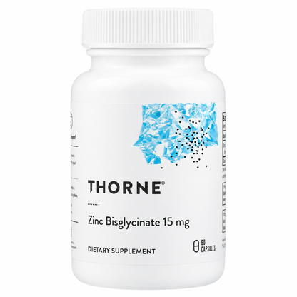 Zinc Bisglycinate 15 mg Thorne – 60 Cápsulas