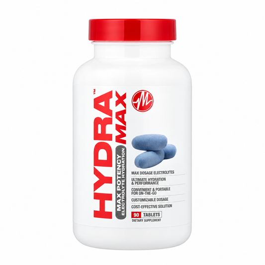 HydraMAX Max Potency Electrolyte Hydration Metabolic Nutrition – 90 Tabletas