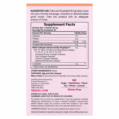 Creatine + Multi Collagen Advanced Solutions x1 Sobre NeoCell