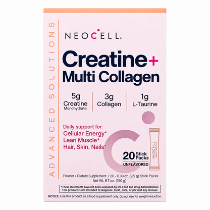 Creatine + Multi Collagen Advanced Solutions NeoCell – 20 Sobres