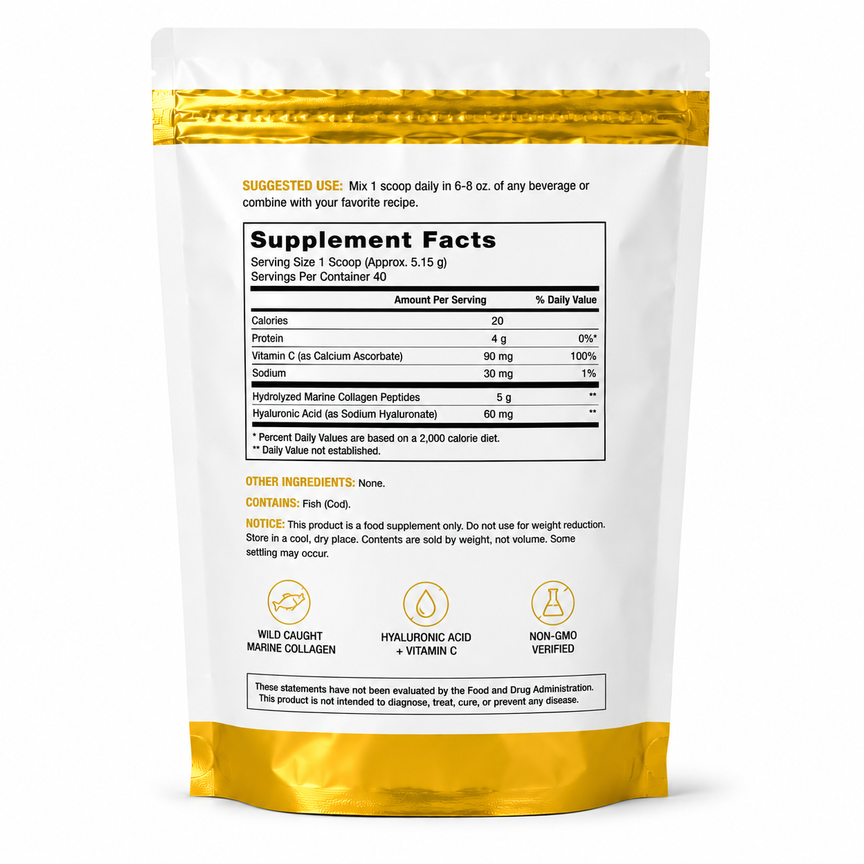 California Gold Nutrition CollagenUP 206 g