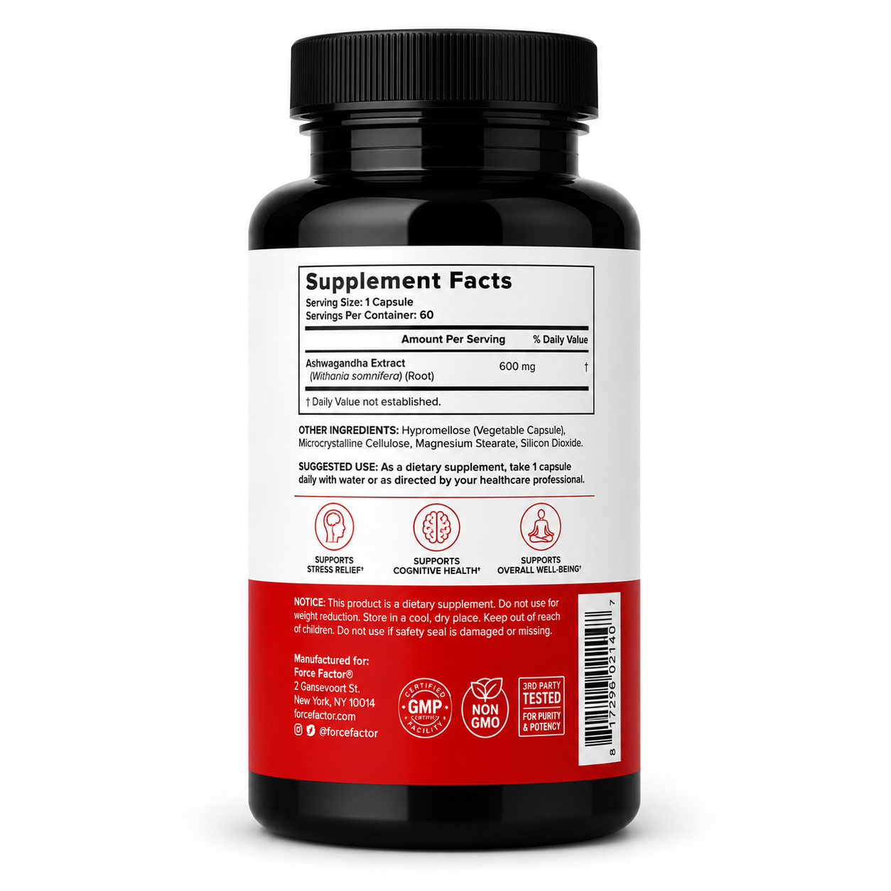 Ashwagandha 600 mg Force Factor