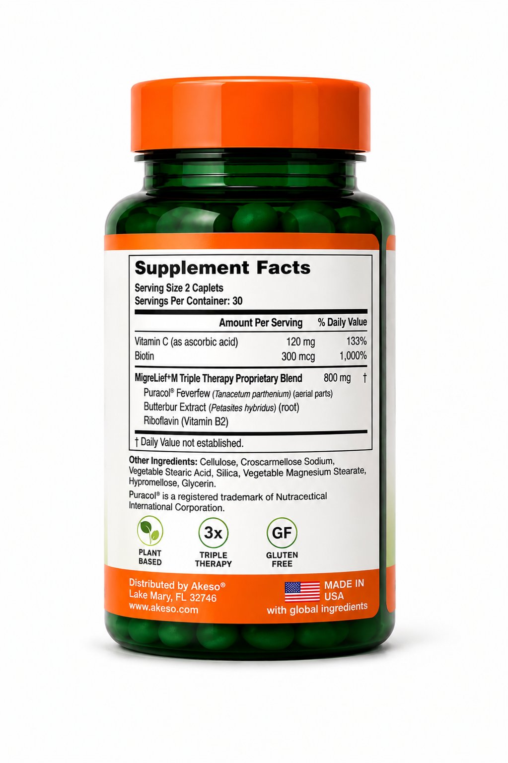MigreLief +M Menstrual Hormonal Formula