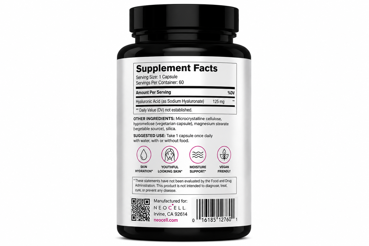 NeoCell Hyaluronic Acid 125 mg