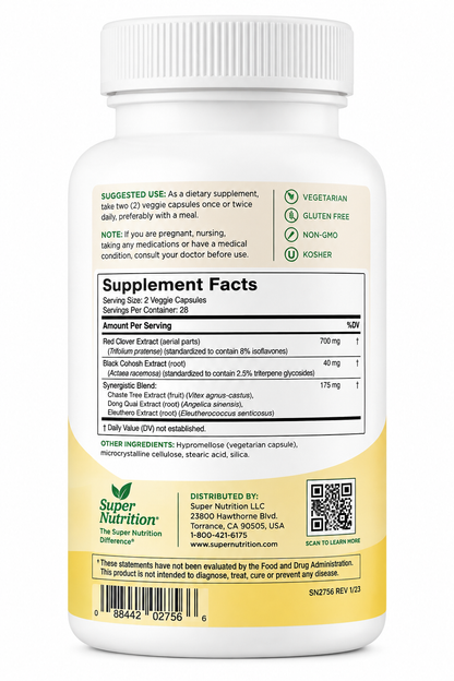 Menopause Comfort Support Super Nutrition 56 Capsules