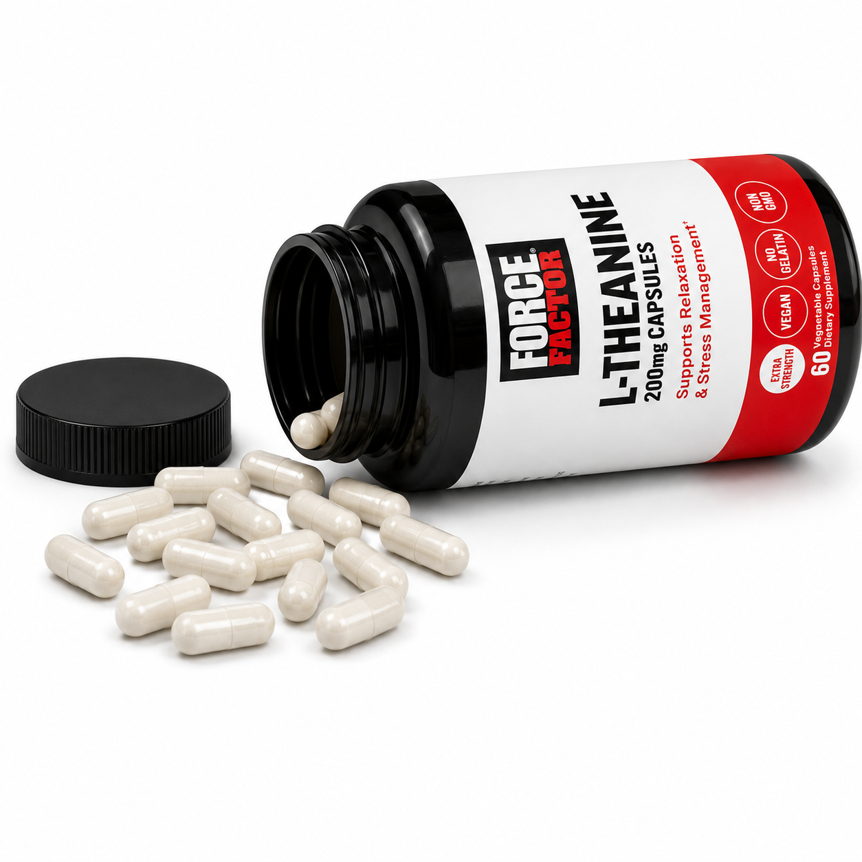 L-Theanine 200 mg Force Factor – 60 Cápsulas