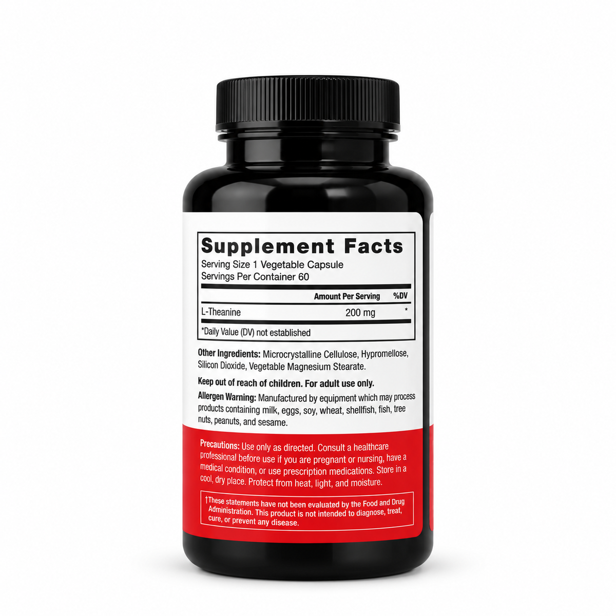 L-Theanine 200 mg Force Factor – 60 Cápsulas