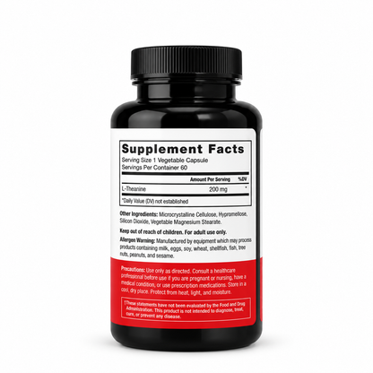 L-Theanine 200 mg Force Factor – 60 Cápsulas